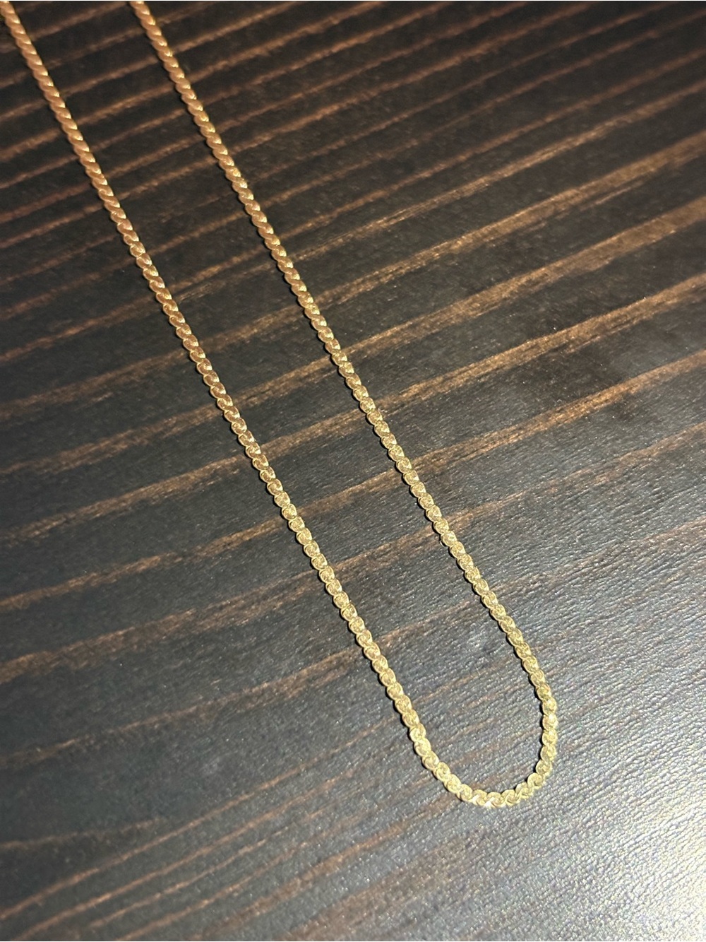 10K Gold Rope Chain Necklace